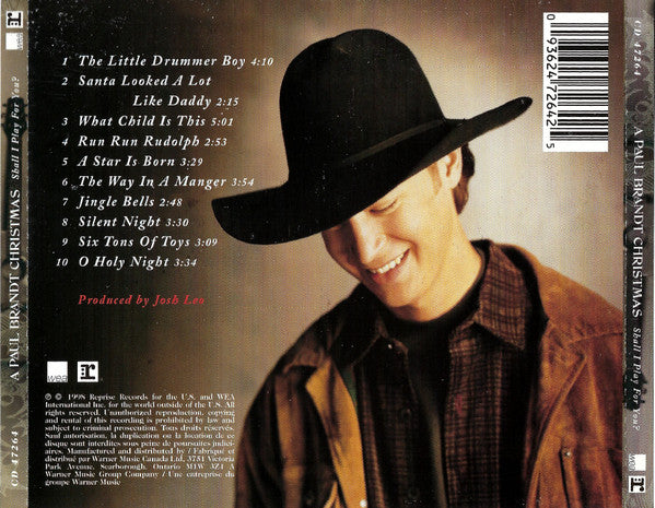 Paul Brandt ‎– A Paul Brandt Christmas - Shall I Play For You ? CD VG+/VG+