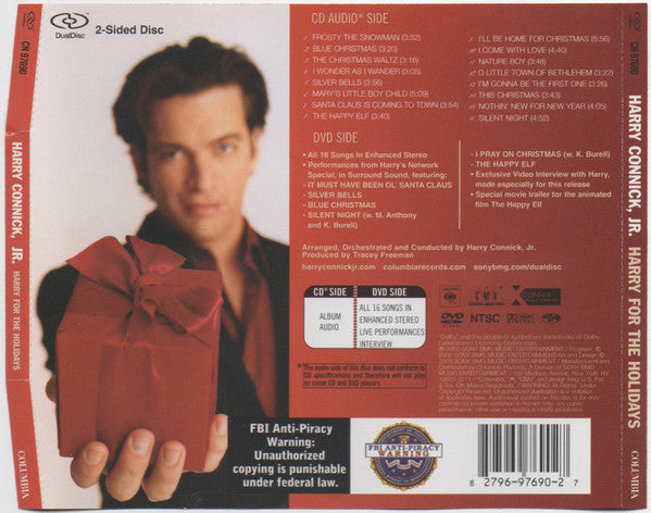 Harry Connick, Jr. ‎– Harry For The Holidays CD Mint Condition