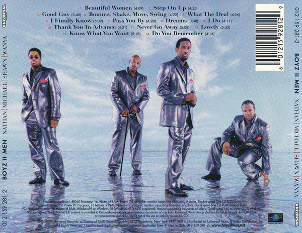 Boyz II Men – Nathan, Michael, Shawn, Wanya CD VG+/VG+