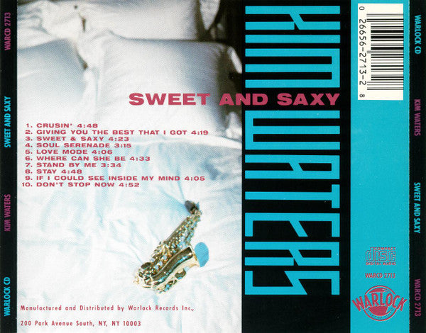 Kim Waters – Sweet And Saxy CD VG+/VG+