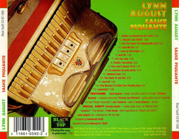 Lynn August – Sauce Piquante CD VG+/VG+