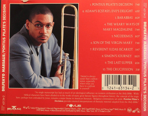 Delfeayo Marsalis – Pontius Pilate's Decision CD VG+/VG+
