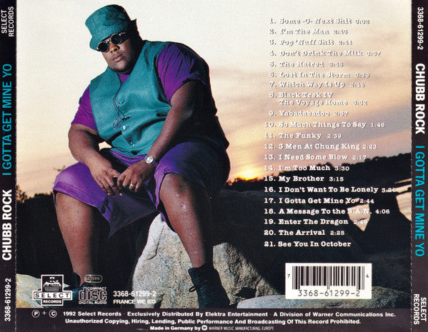 Chubb Rock – I Gotta Get Mine Yo! CD Mint Condition