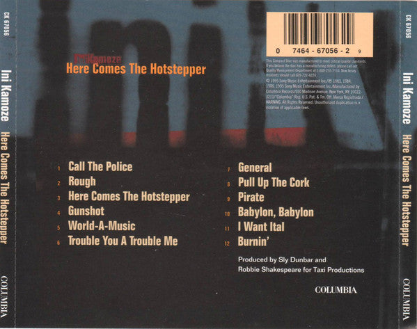 Ini Kamoze ‎– Here Comes The Hotstepper CD VG+/VG+
