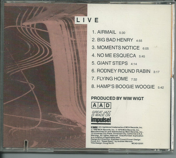 Lionel Hampton And His Band – Live CD VG+/VG+