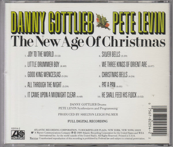 Danny Gottlieb / Pete Levin ‎– The New Age Of Christmas CD VG+/VG+