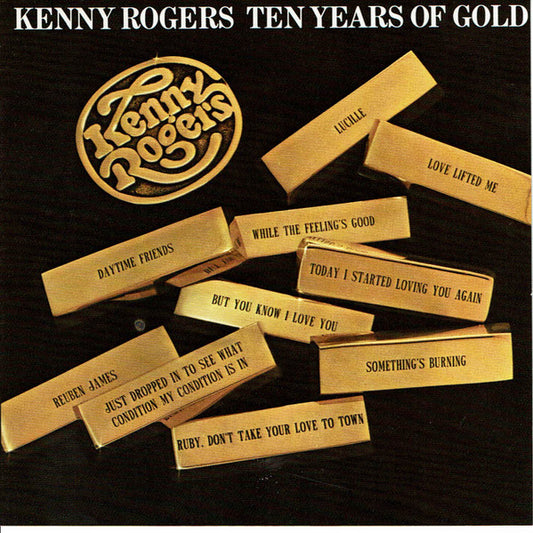 Kenny Rogers – Ten Years Of Gold CD VG+/VG+