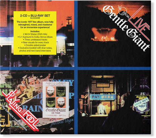 Gentle Giant Playing the Fool: The Complete Live Experience (2 Cd's + Blu-Ray)