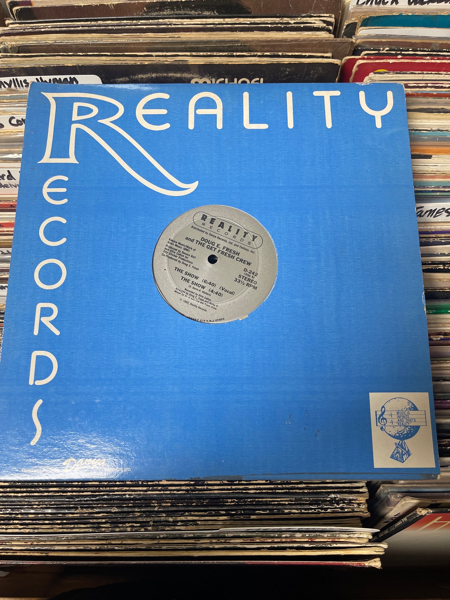 Doug E. Fresh And The Get Fresh Crew / Doug E. Fresh & M. C. Ricky D* – The Show / La-Di-Da-Di 12" Vinyl LP VG+