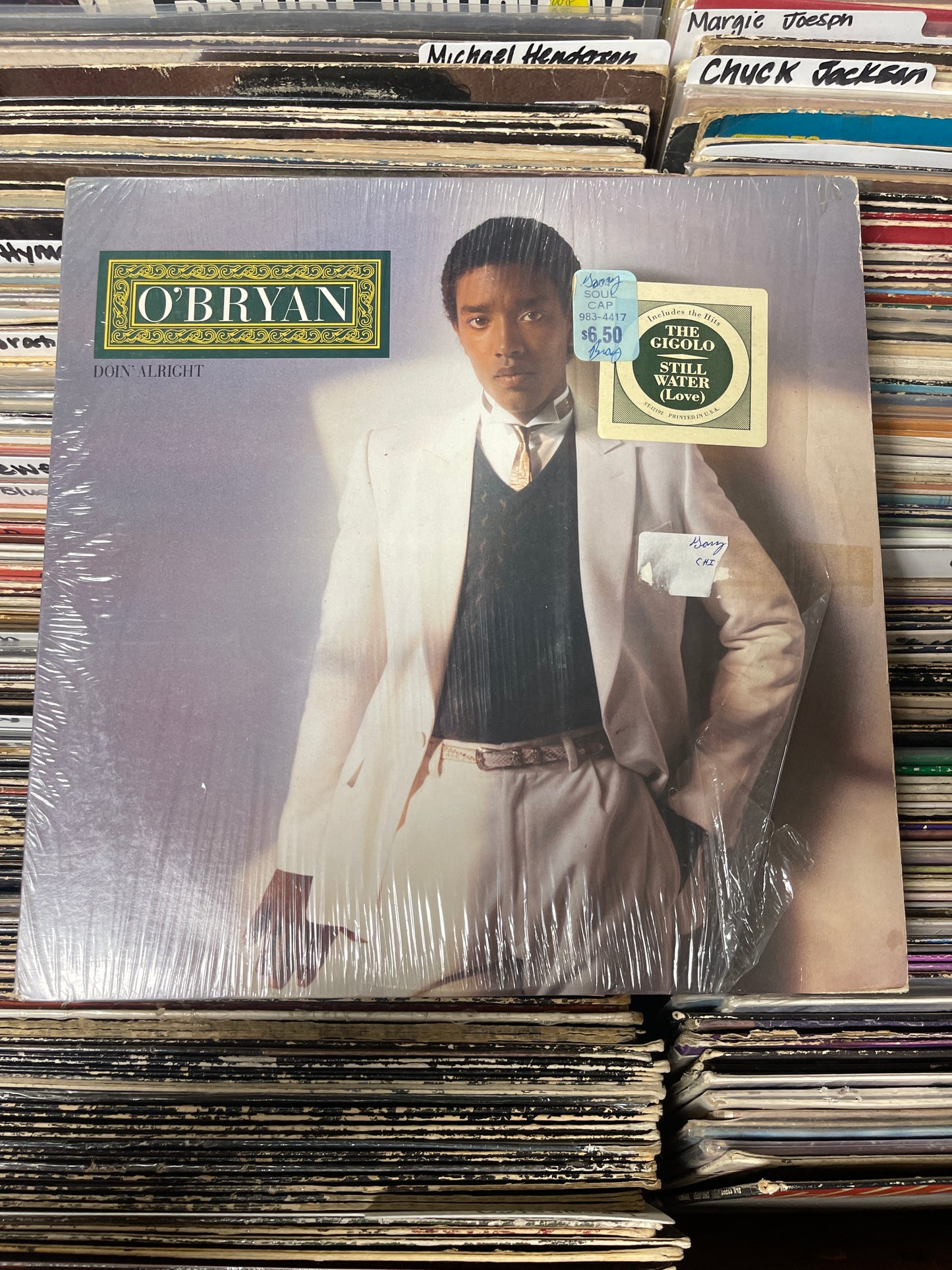 O'Bryan ‎– Doin' Alright Vinyl LP ST-12192 VG+/VG+
