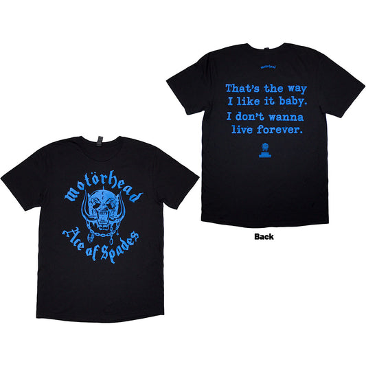 Motörhead Ace Of Spades Lyric Black