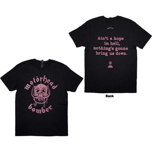 Motörhead Bomber Lyric Black
