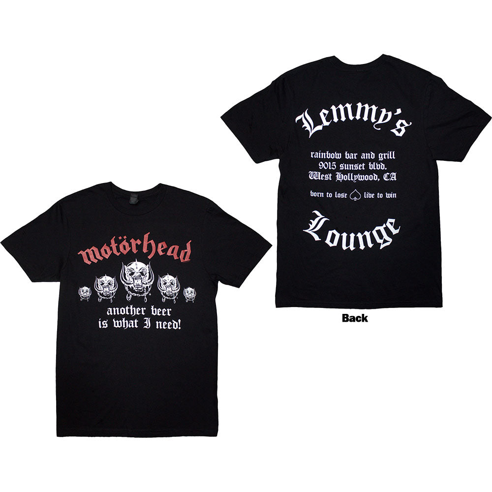 Motörhead Lemmy's Lounge Black