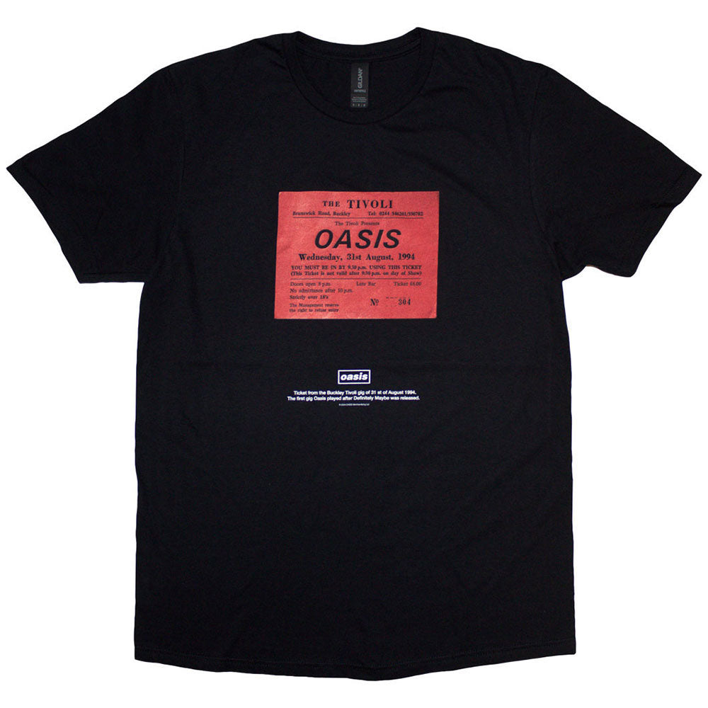 Oasis Definitely Maybe Ticket Stub Black