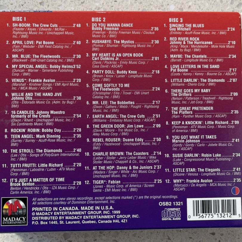 The Fablulous 50's 3 x CD Set Mint Condition