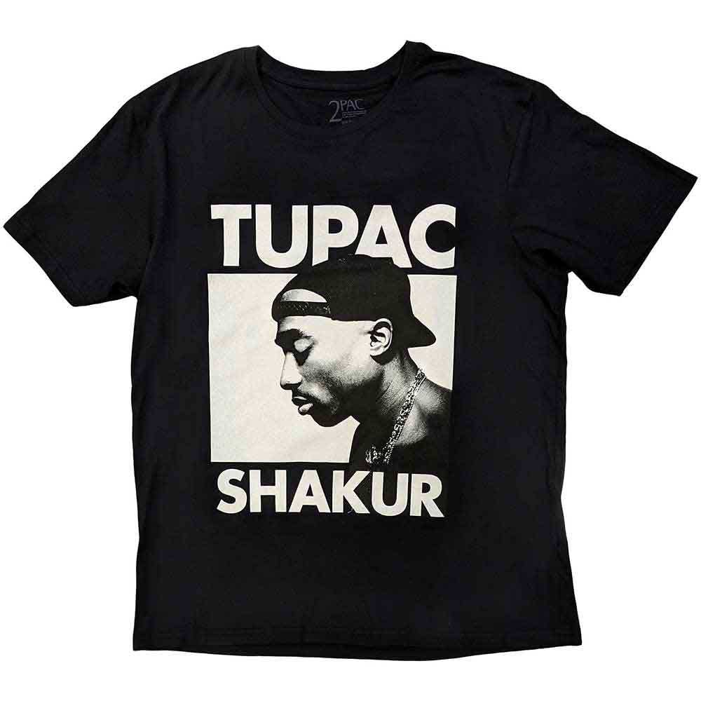 Tupac Eyes Closed Black