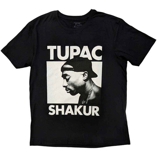 Tupac Eyes Closed Black