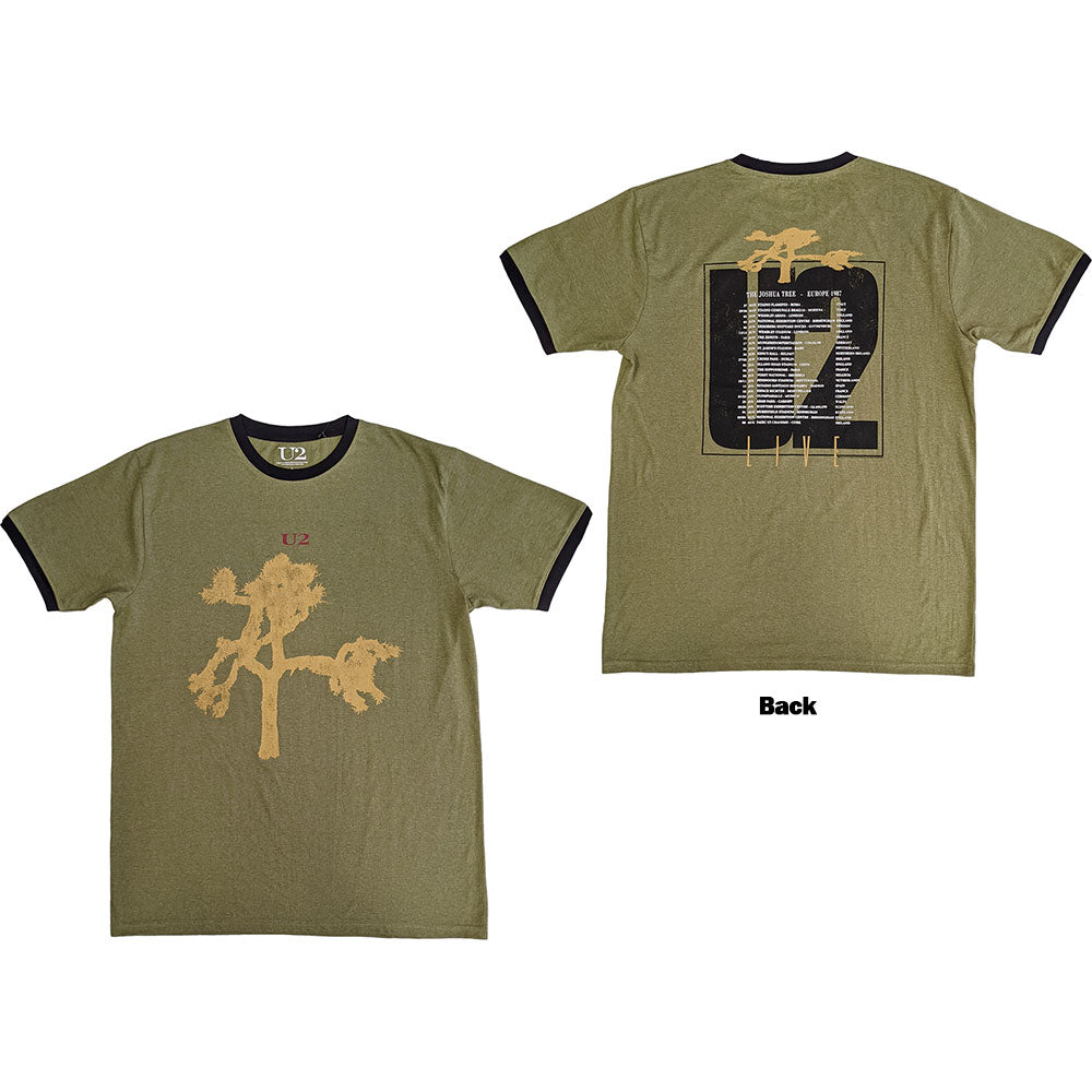 U2 Joshua Tree Europe 1987. Green